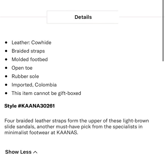 Worn once KAANAS Ares Pool Slides - Picture 3 of 3